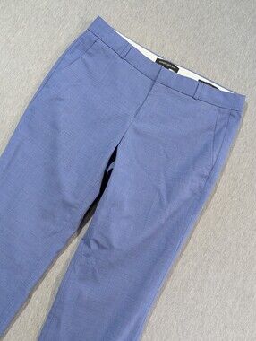 Banana Republic Logan Fit Wool Trousers Dress Pant Women's 4L Light Blue
